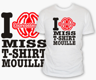 Tee-shirt I love miss t-shirt mouillé